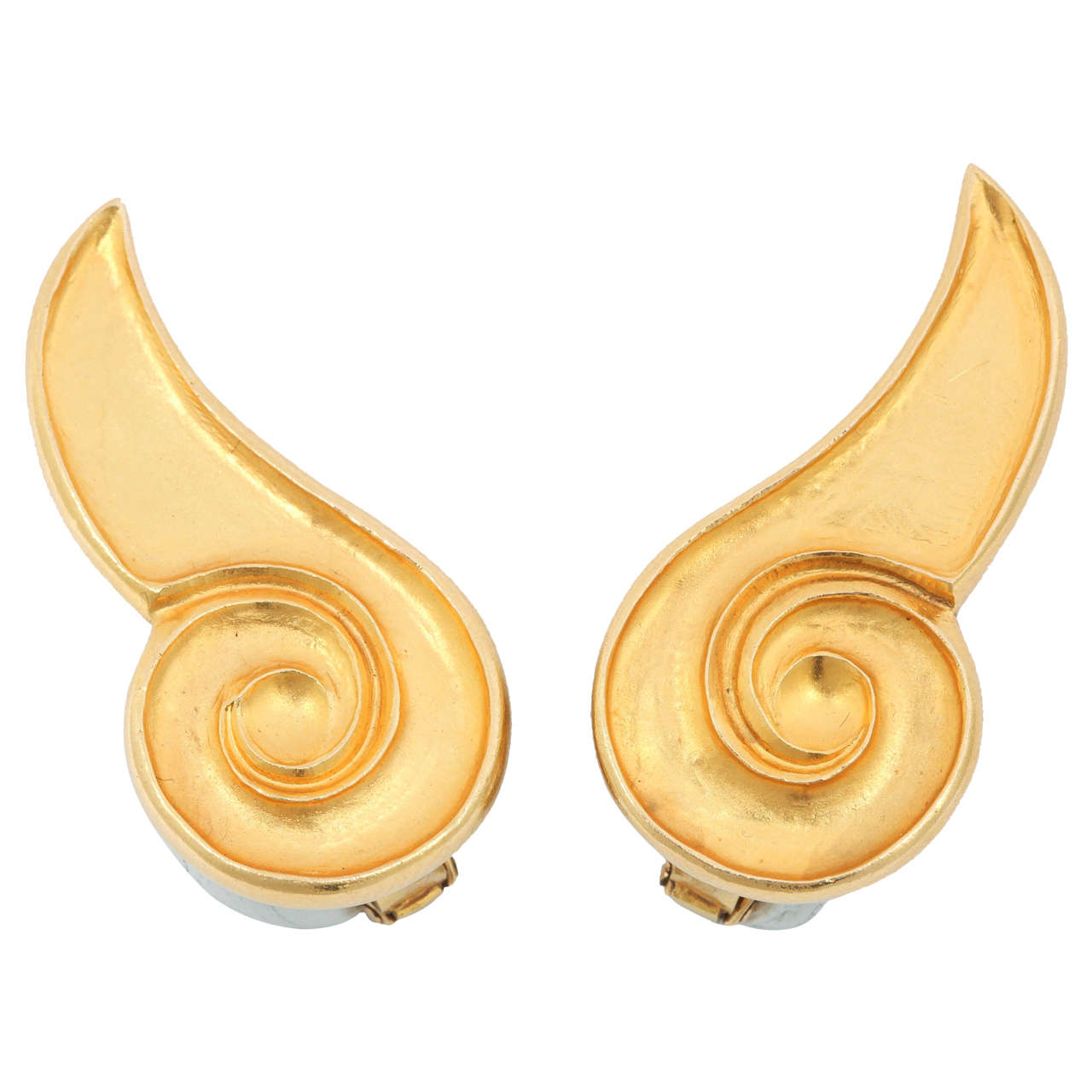 Lalaounis Classic Greek Gold Earrings