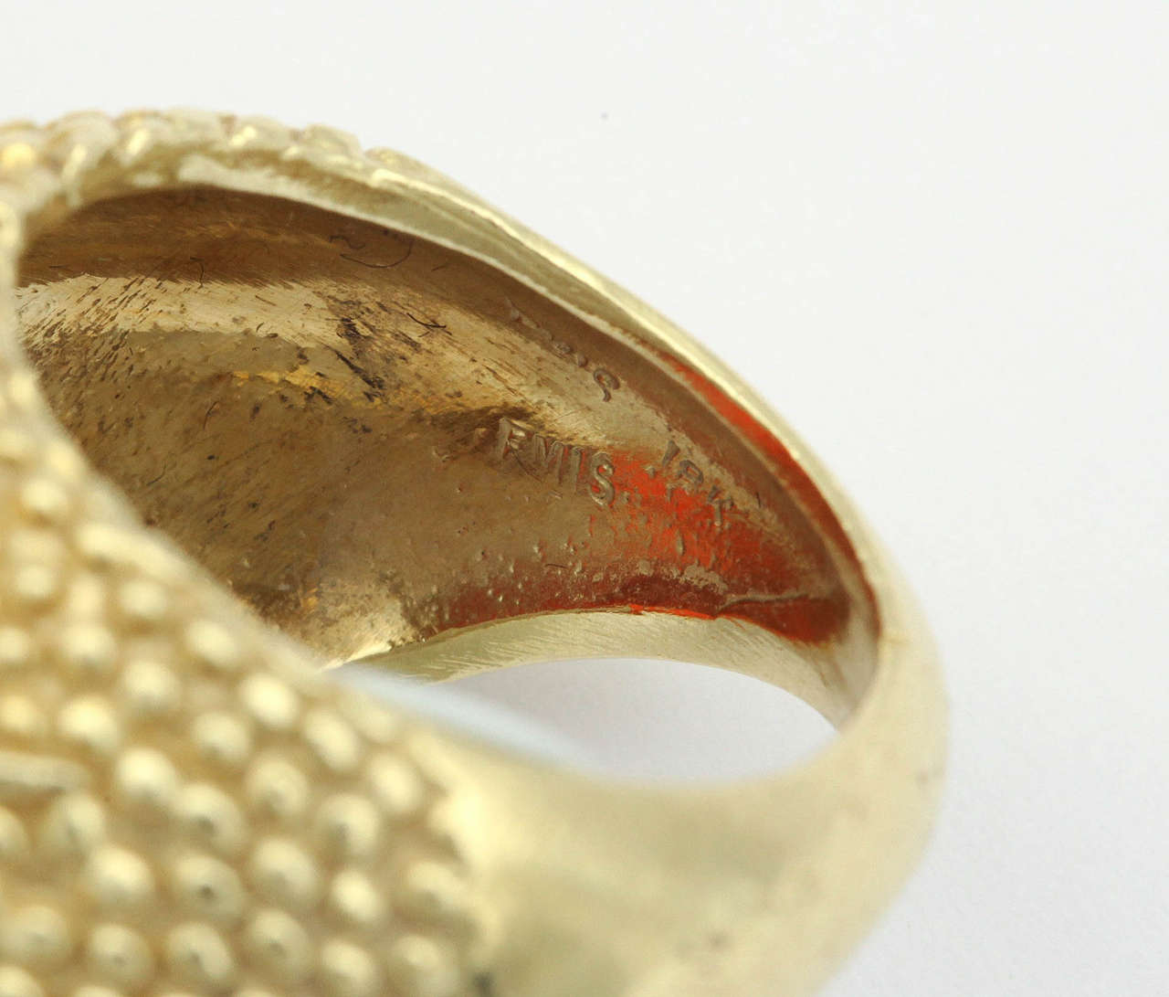 Fire Opal Diamond Gold Ring 2