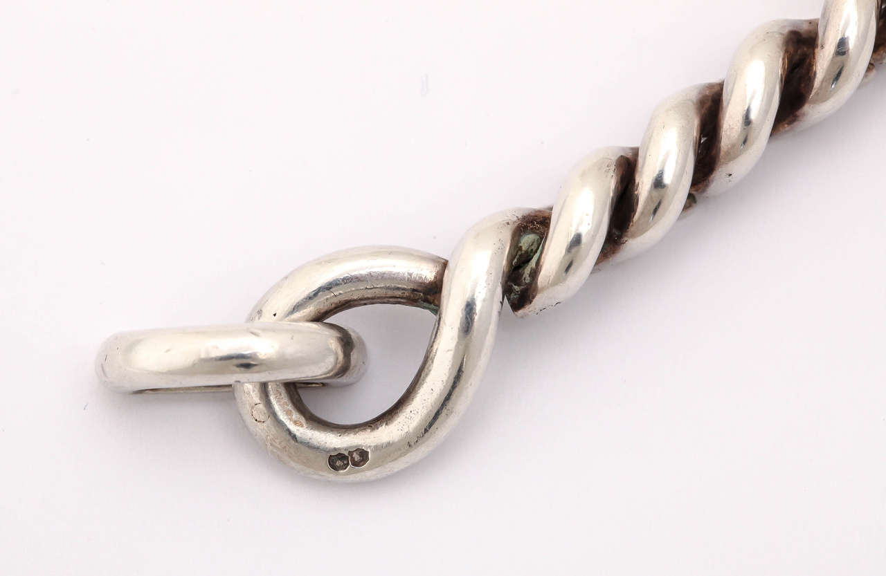 Women's Hermes Torsade Silver Necklace