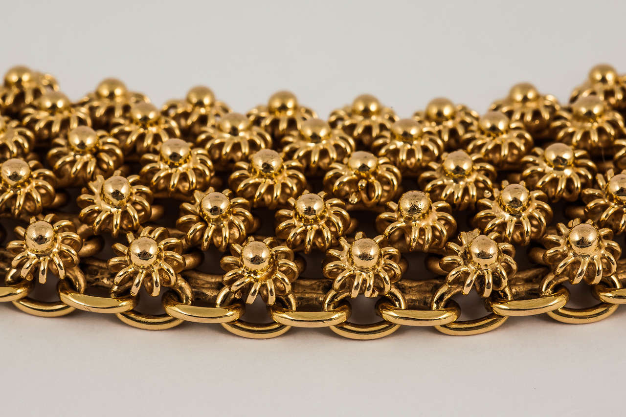 gold heavy bracelet