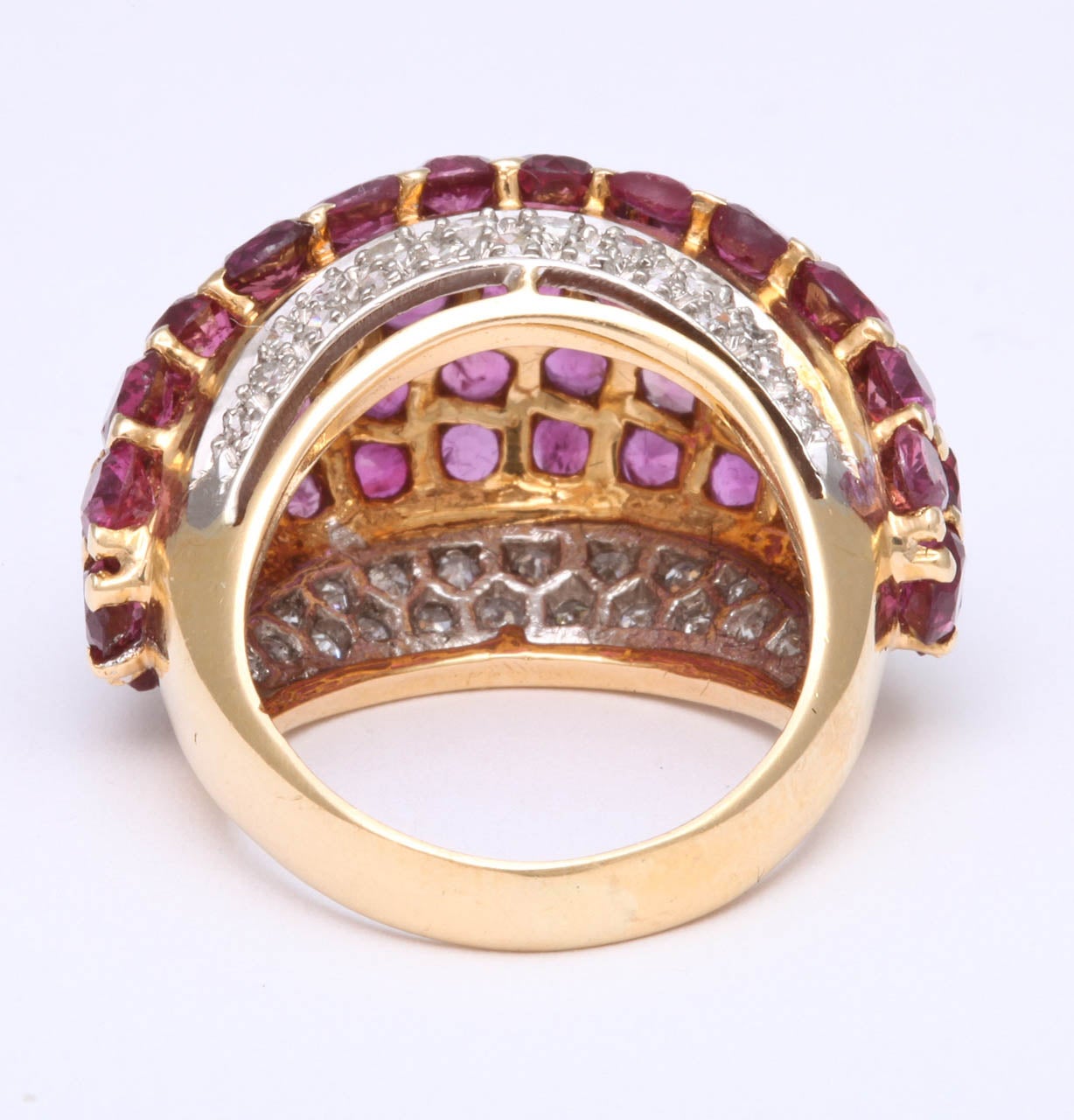 Burmese Ruby & Diamond Ring 1