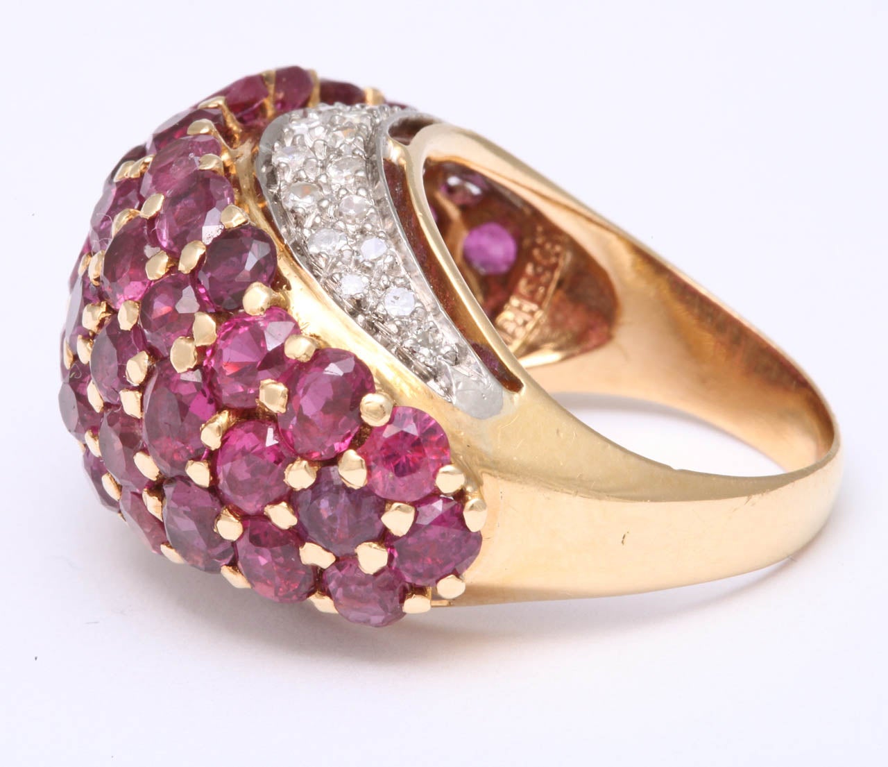Burmese Ruby & Diamond Ring 2