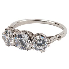 Diamond Platinum Engagement Ring 2