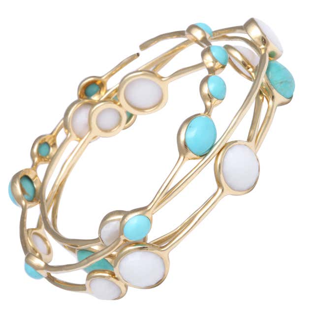 Ippolita Turquoise and Rock Candy Bangles at 1stDibs