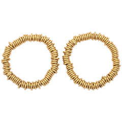 1990 Gold Link Slip On Stretch Bracelets 4