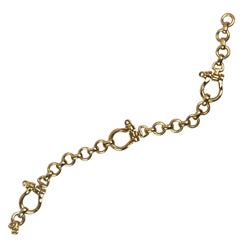 Hermes 18 kt Gold Equestrian Bracelet Presented by Funky Finders 9