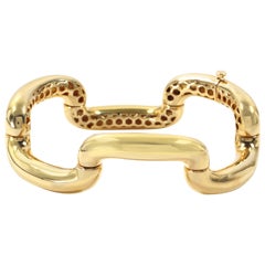 Yellow Gold Tubular Bracelet 4