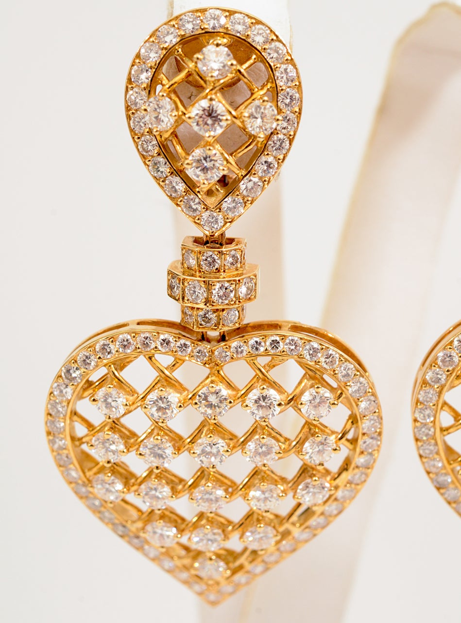 Women's BOUCHERON, Gold, Diamond Earrings For Sale