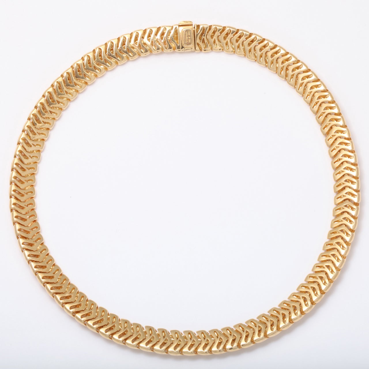 gold tiffany neckalce