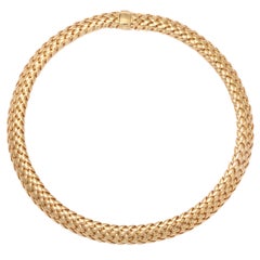 Gold "Vanerie" Necklace by Tiffany & co