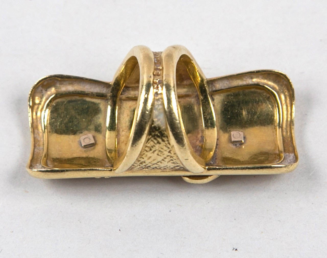 Women's Handmade Gold Ancient Motif Ring Presented by Carol Marks