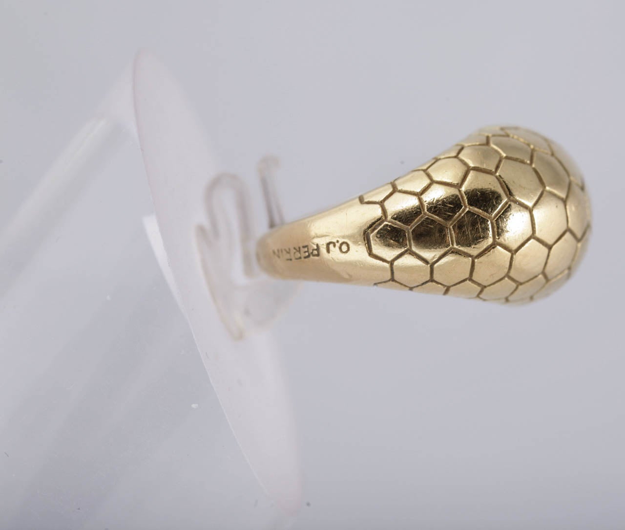 Women's O.J. Perrin Gold Dress Ring For Sale