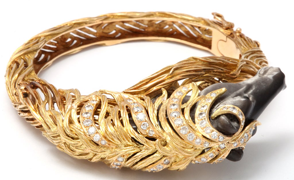 Women's French  gold and diamond 