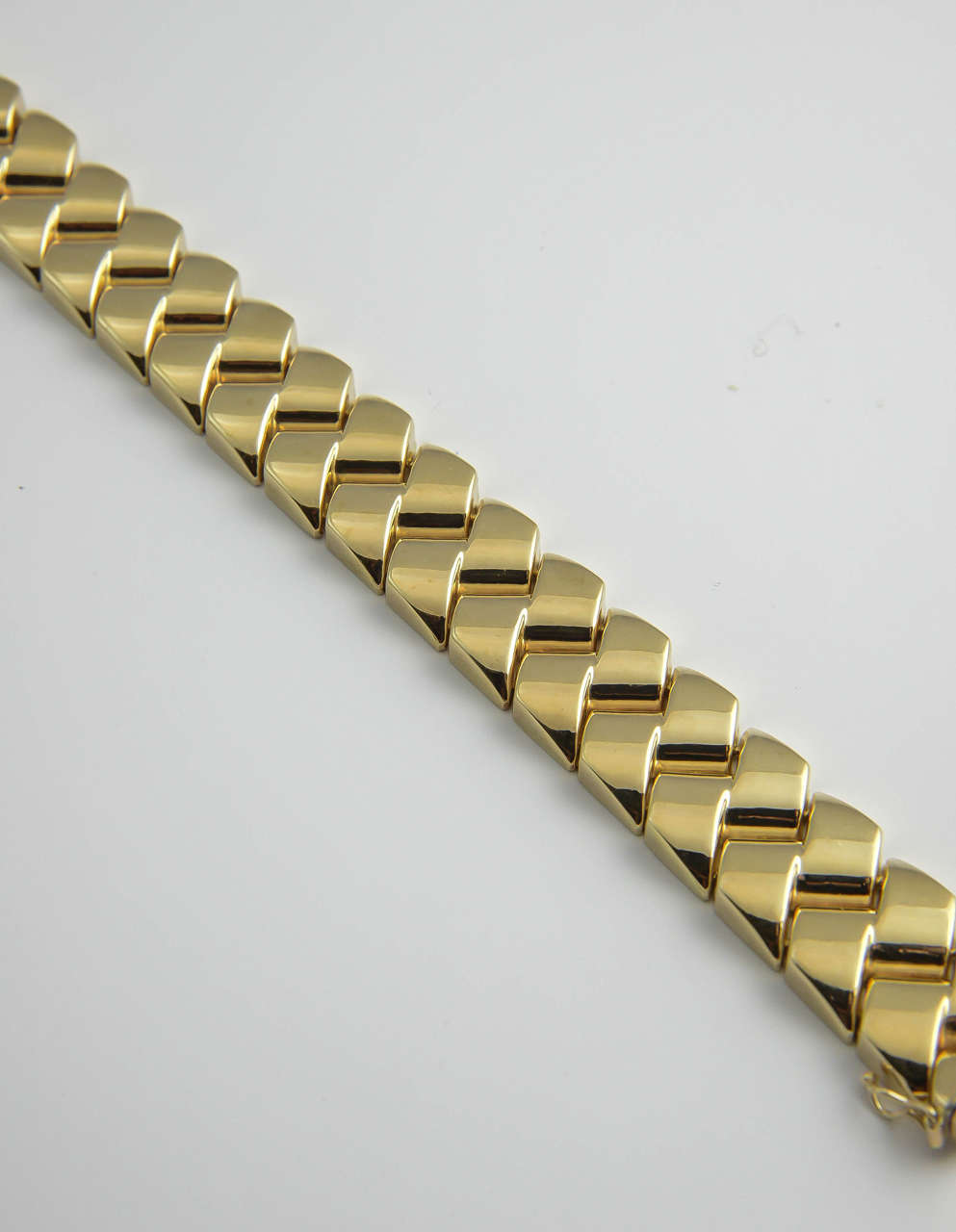 1970s Italian Braided Gold Bracelet 1