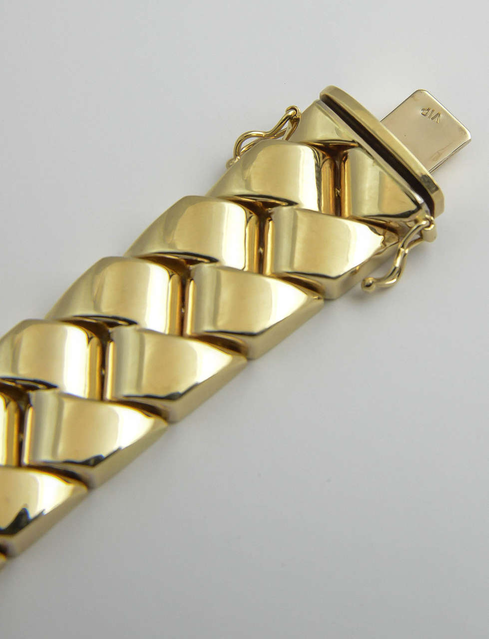 1970s Italian Braided Gold Bracelet 2