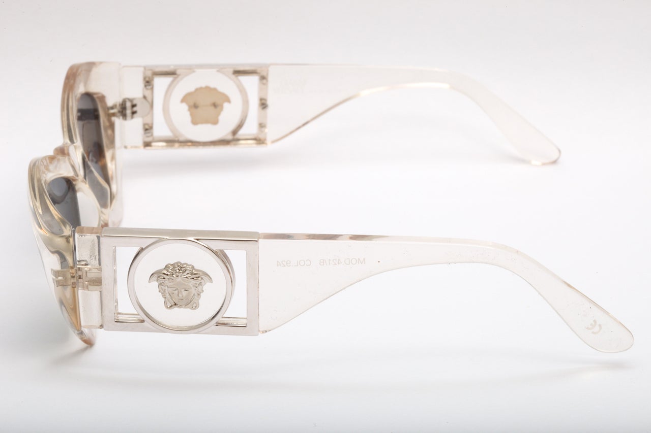 clear versace frames