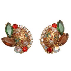 Julianna Easter Egg Earrings, Oval 12