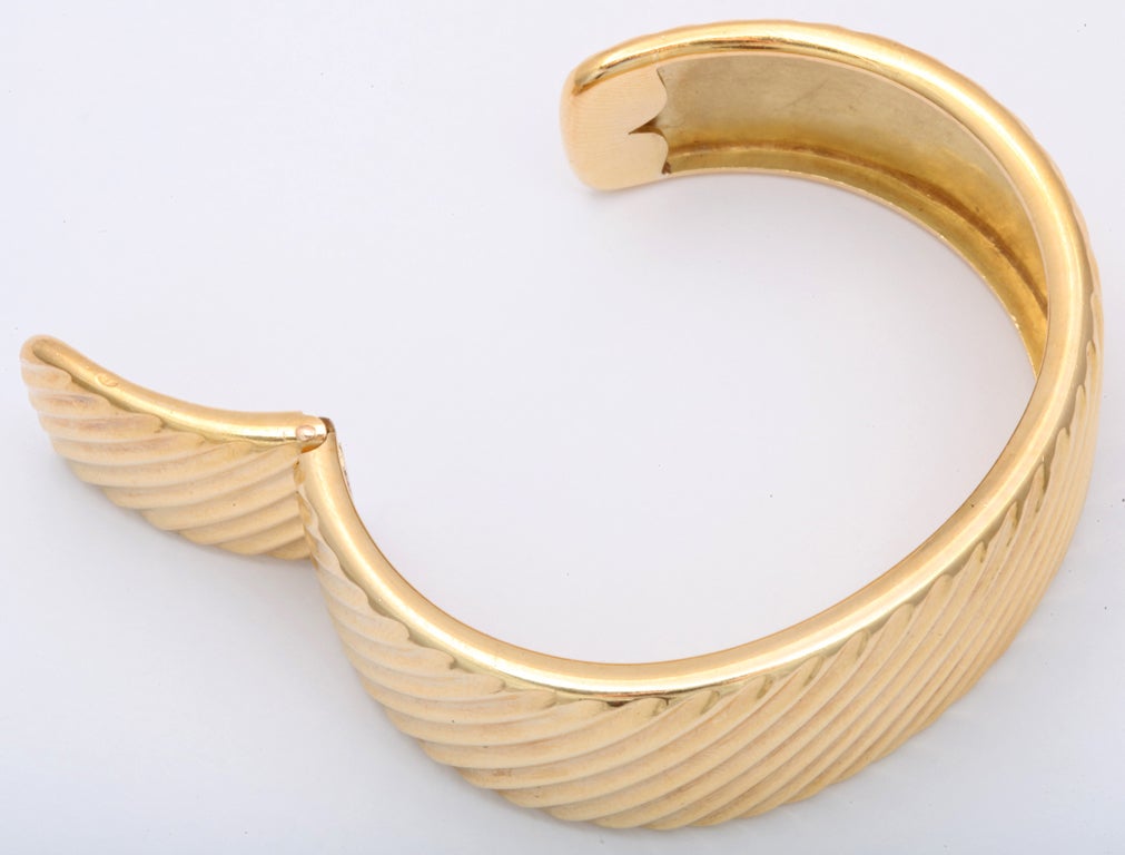 Gold Cuff Bracelet 1