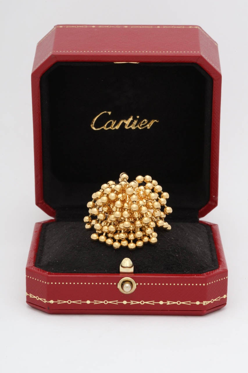 Women's Cartier PARIS NOUVELLE VAGUE Yellow Gold Ring