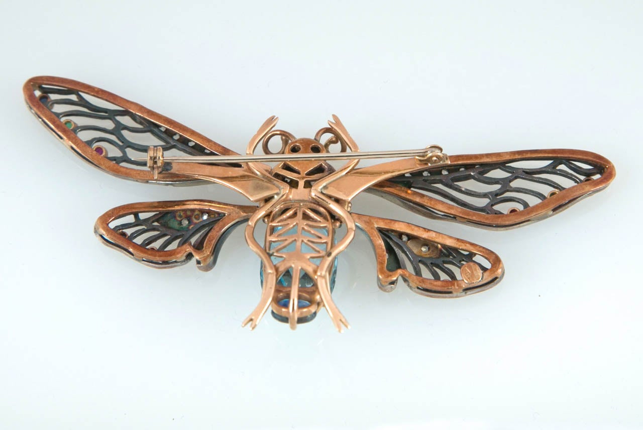 Dragonfly Brooch