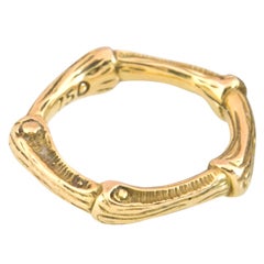 Vintage Tiffany & Co. Bamboo Gold Ring