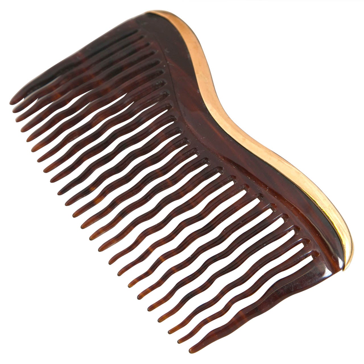 Tiffany & Co. Tortoise Gold Comb For Sale