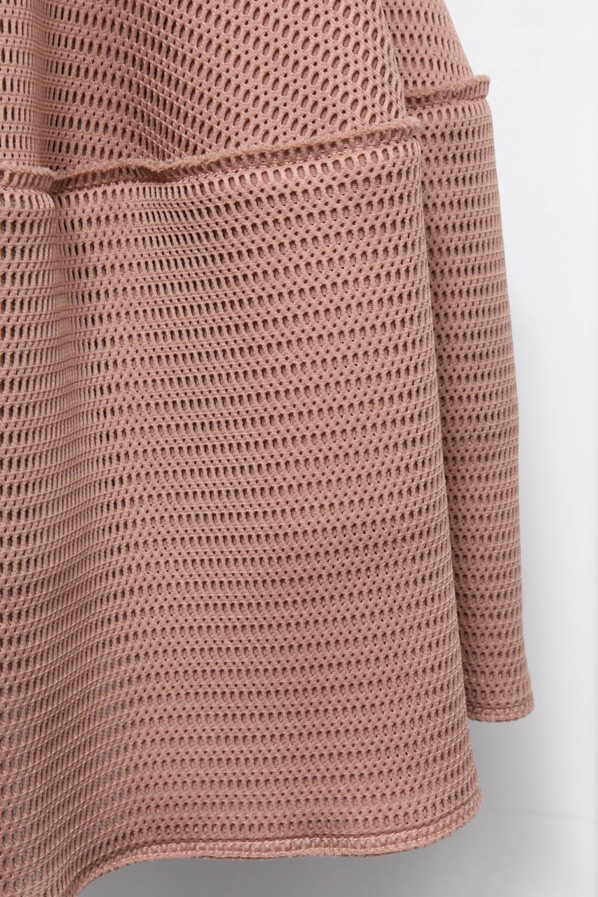 Brown Lanvin Beige Honeycomb Dress