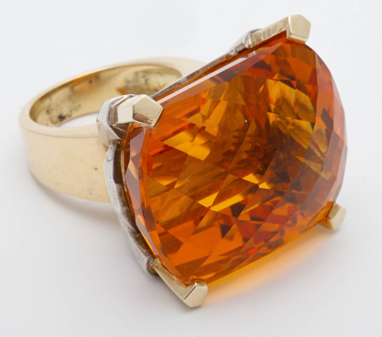 A Citrine Dress Ring