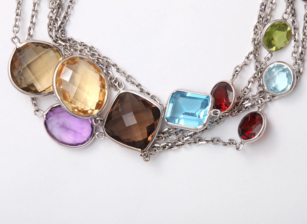 Multi Gemstone Necklace 1