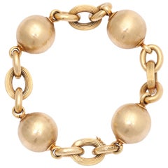Chic Italian Ball & Link Bracelet
