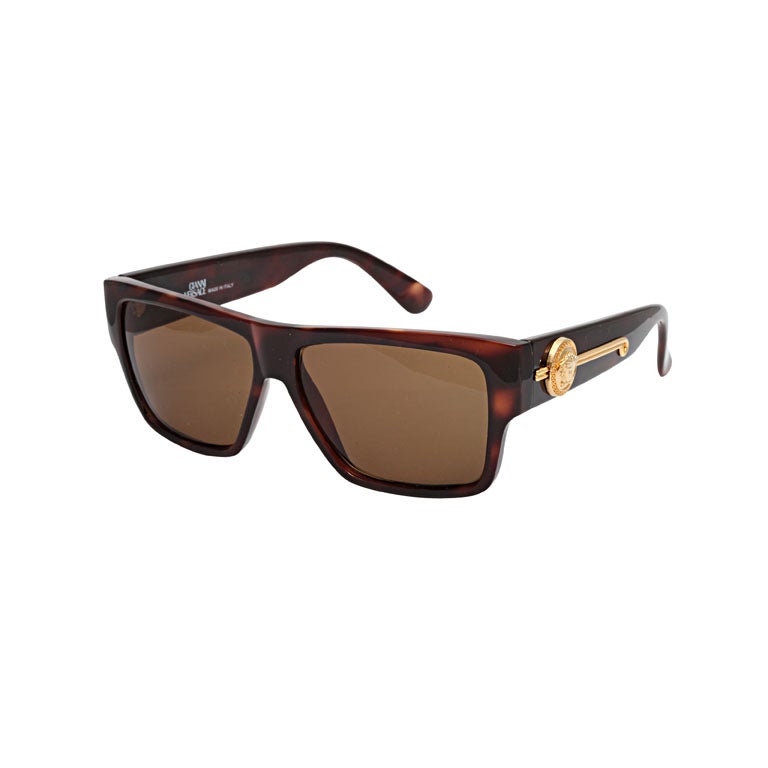 Gianni Versace Tortoise Sunglasses Mod 372/DM For Sale