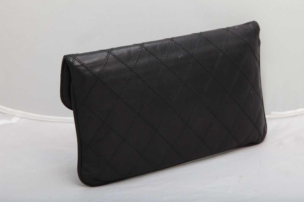 CHANEL QUILTED CLUTCH BAG 1