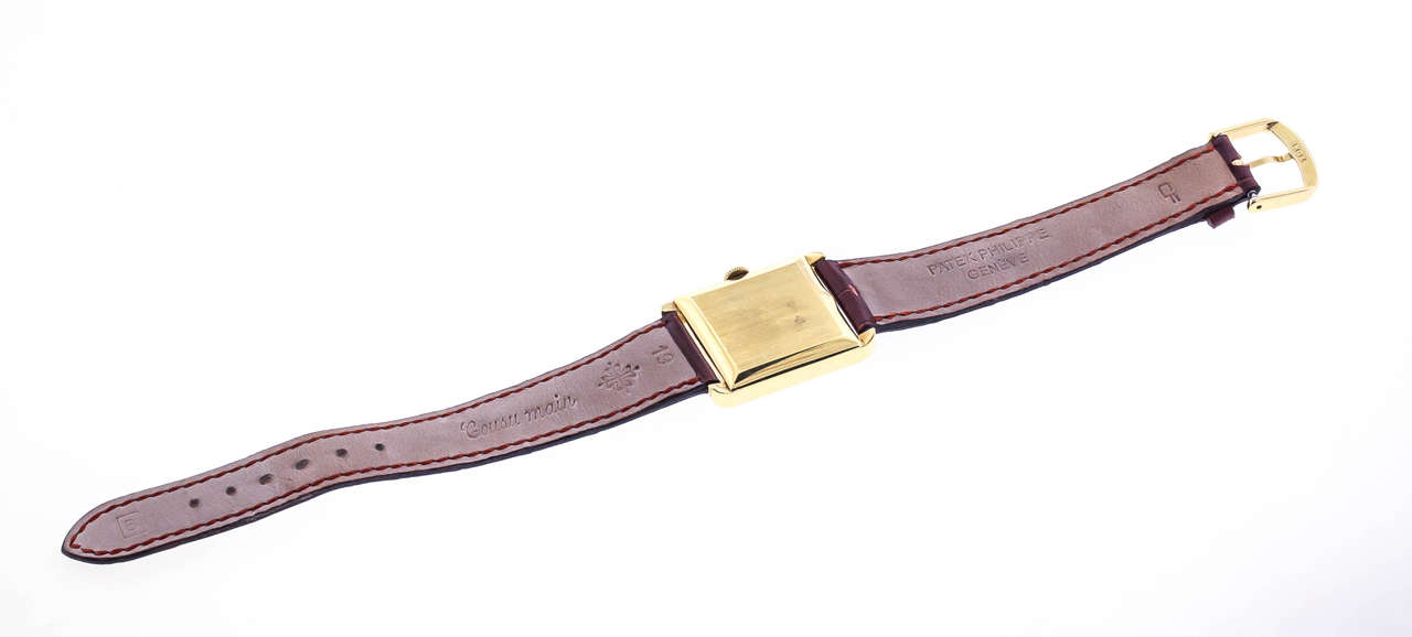 Patek Philippe Yellow Gold Manual Wind Wristwatch Ref 3475 2