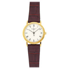 Patek Philippe Yellow Gold Self Winding Calatrava Wristwatch Ref 3802/200 8
