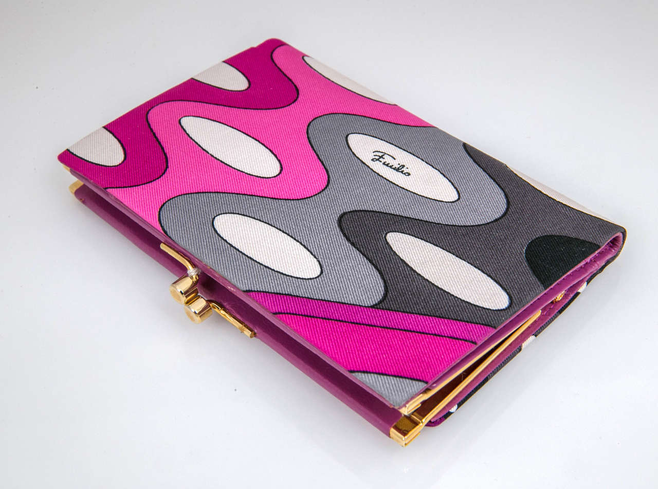 Pink Pucci vivara clutch wallet  presented by funky finders