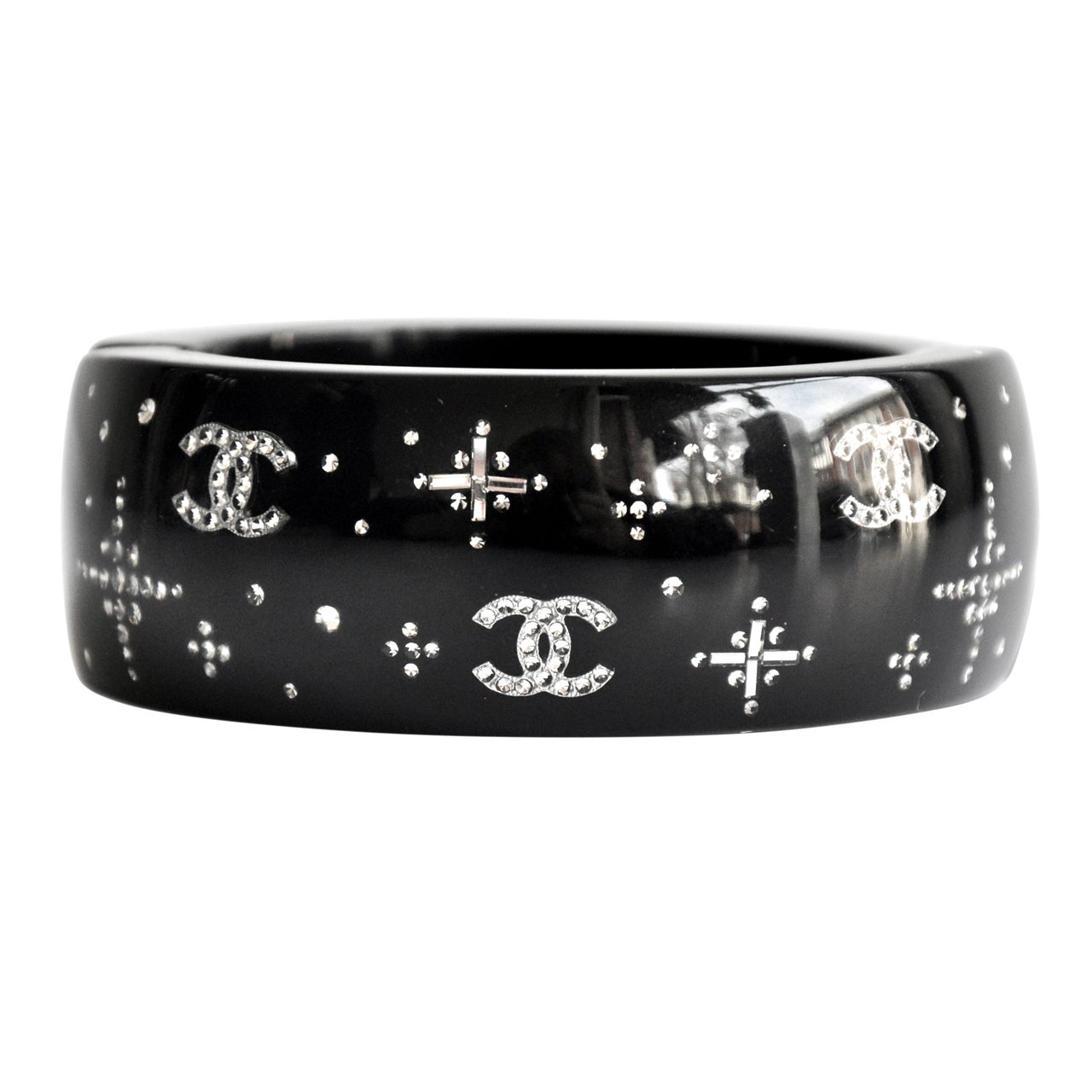 Chanel Lucite Cuff Bracelet at 1stdibs