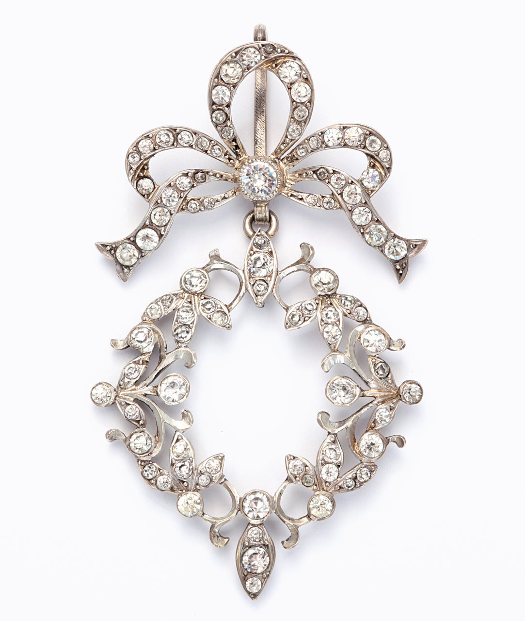 French Art Nouveau Sterling Silver and Paste Pendant For Sale at ...