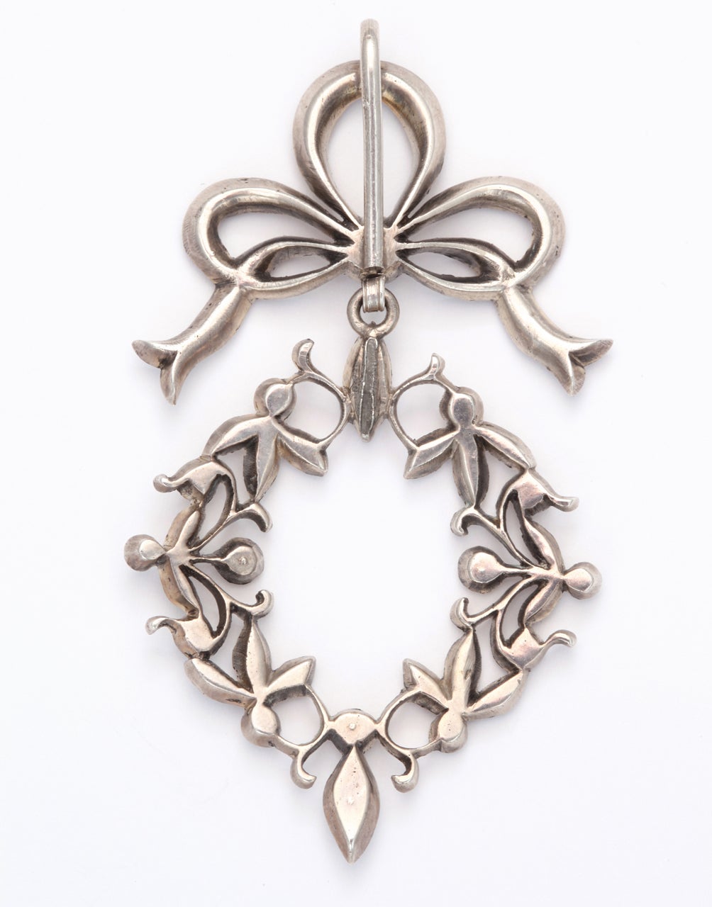 French Art Nouveau Sterling Silver and Paste Pendant For Sale at ...