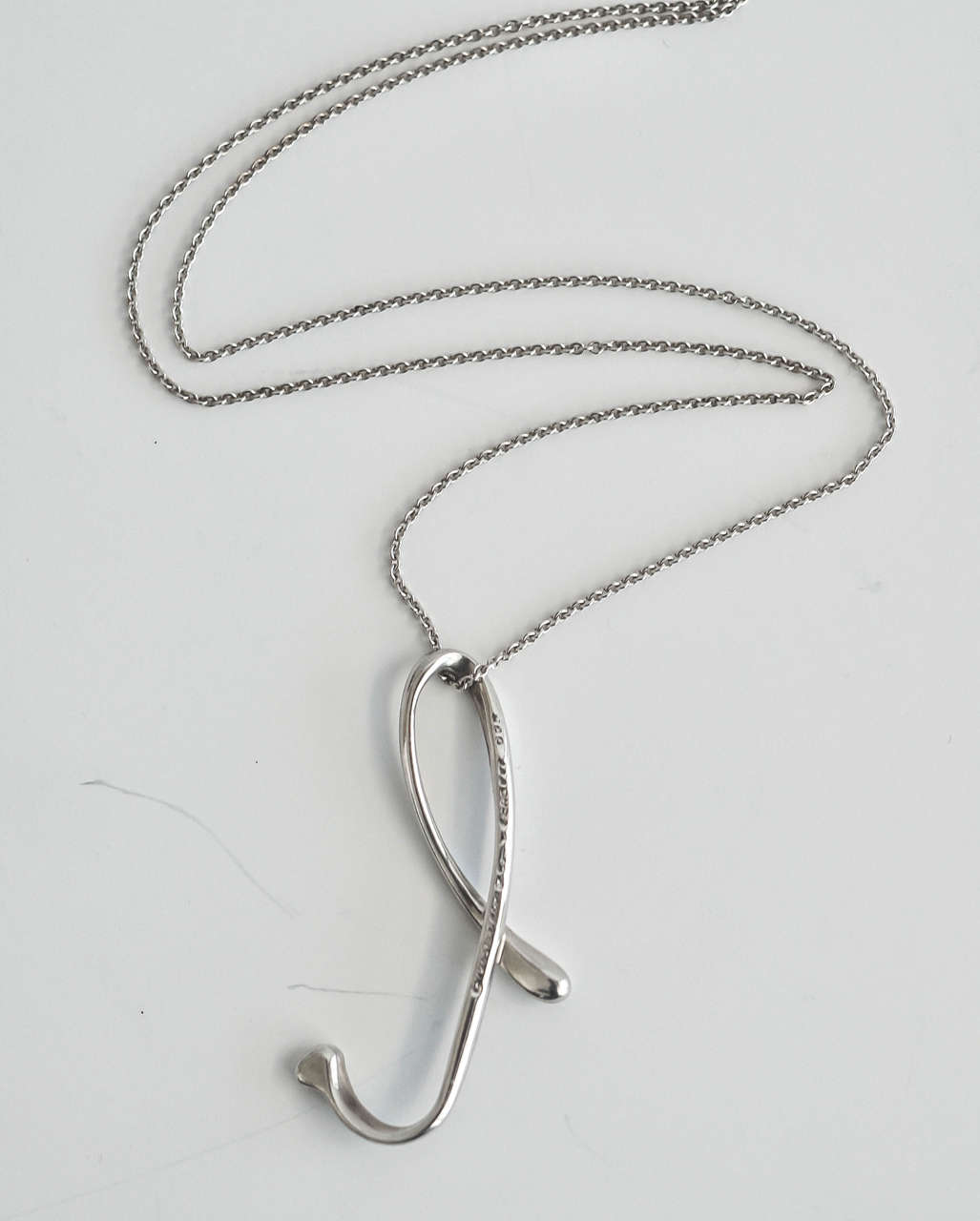 elsa peretti letter necklace