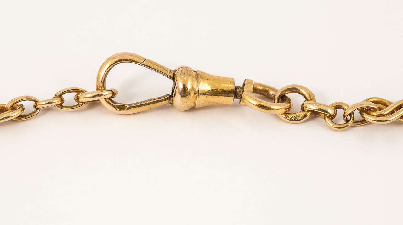 Women's Late 19th Century French Heavy Gold Necklace