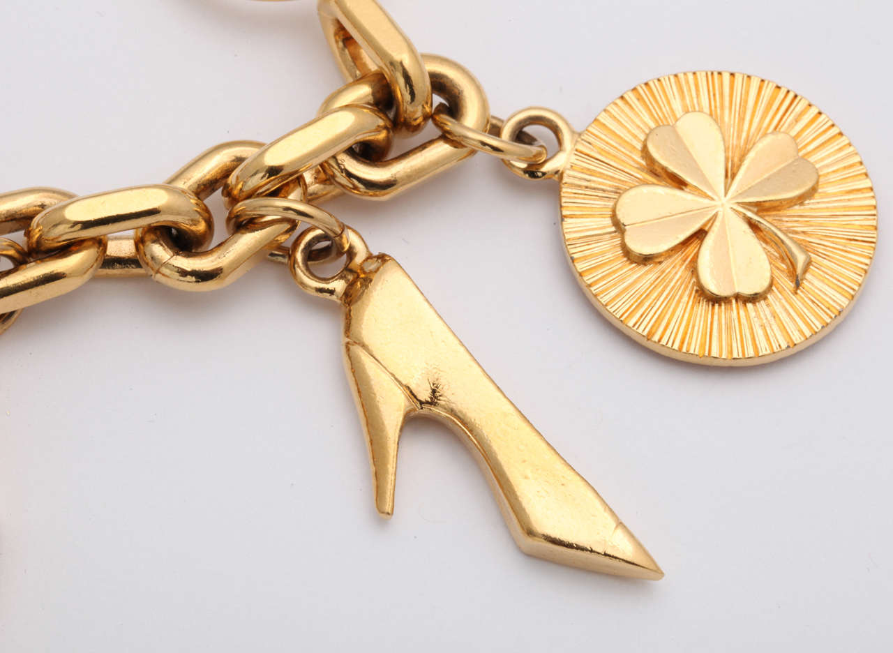 chanel vintage charm bracelet