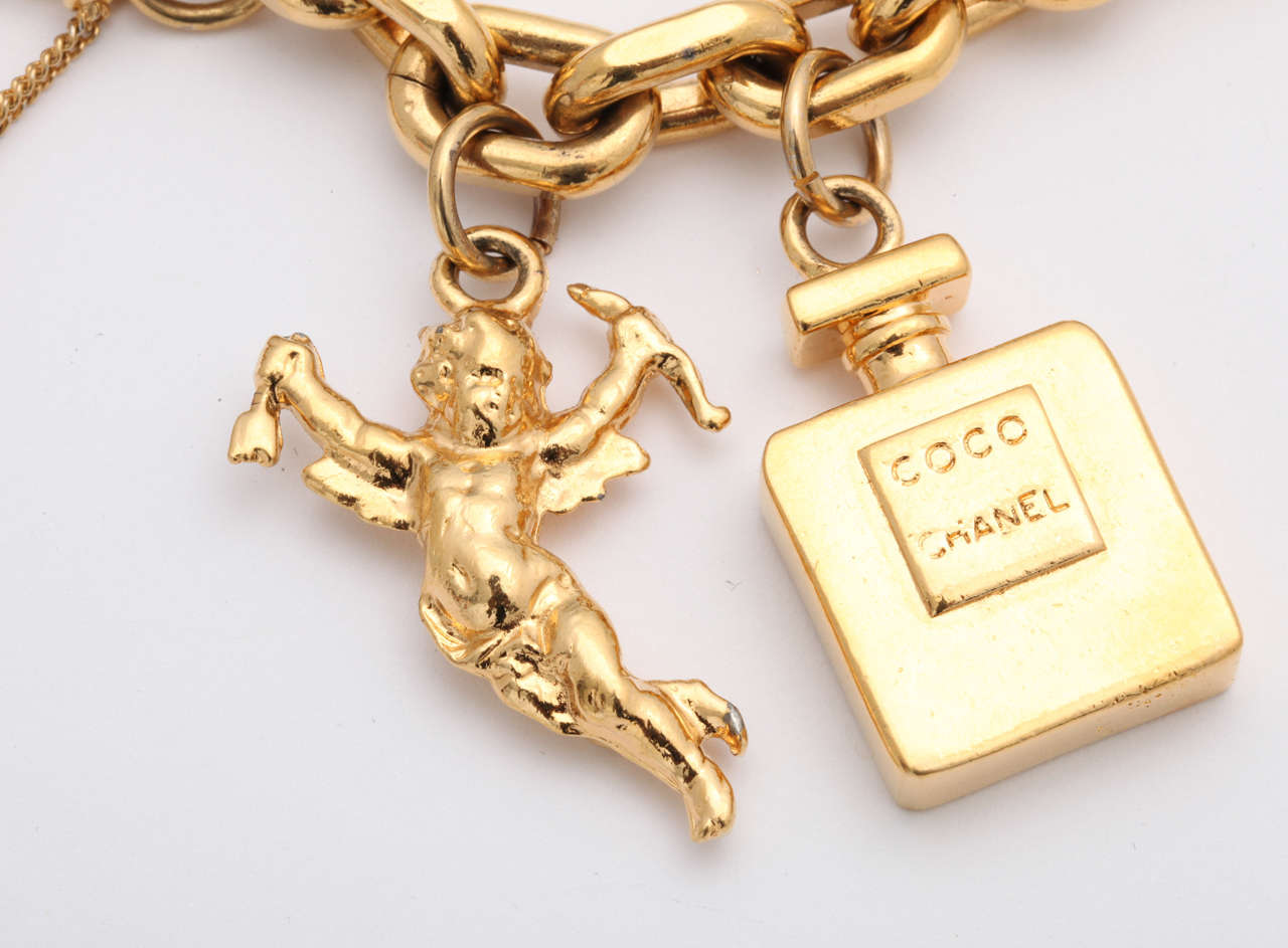 vintage chanel charm bracelet
