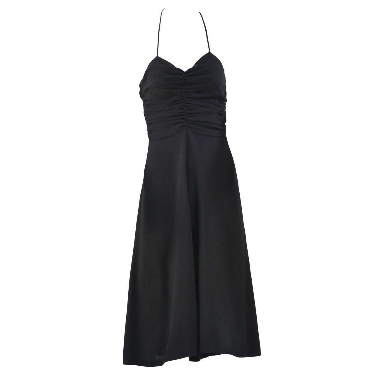 1970s Black Biba Dress For Sale