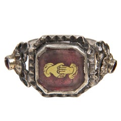 Antique 18thc  Sterling Silver Ring Presented by Carol Marks