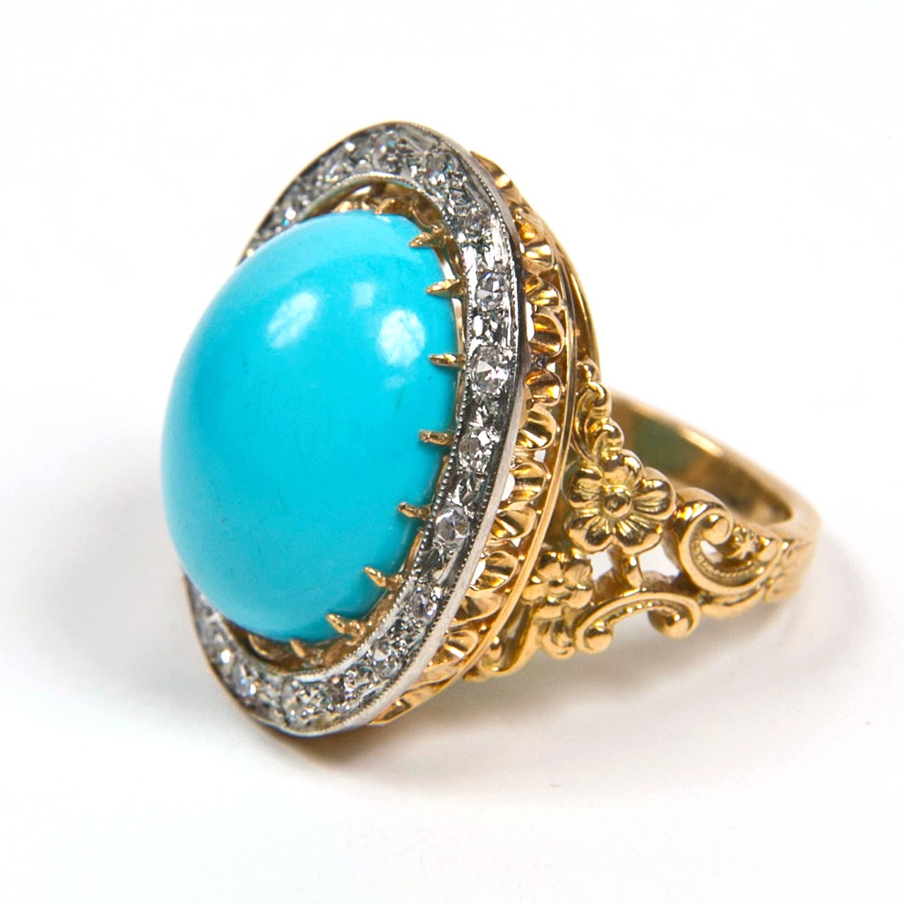gold ring design with big stone