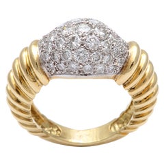 Vintage Super Chic Diamond Pinky Ring