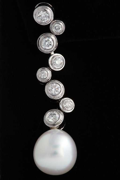 detachable pearl drop earrings