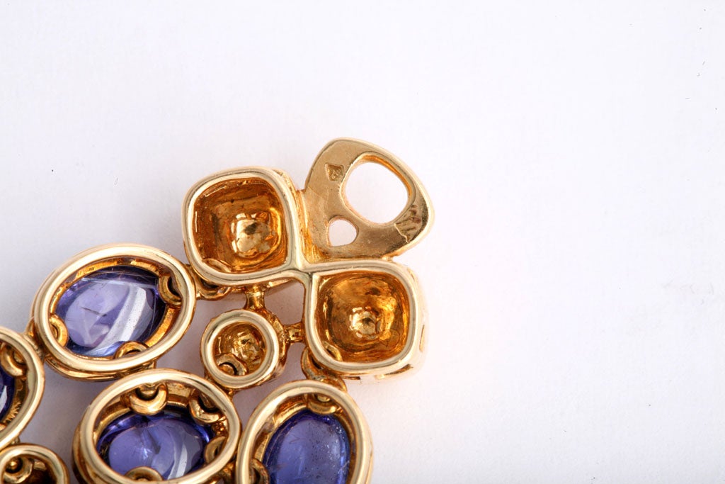 Rene Boivin Multi-gem  Gold Bracelet For Sale 4