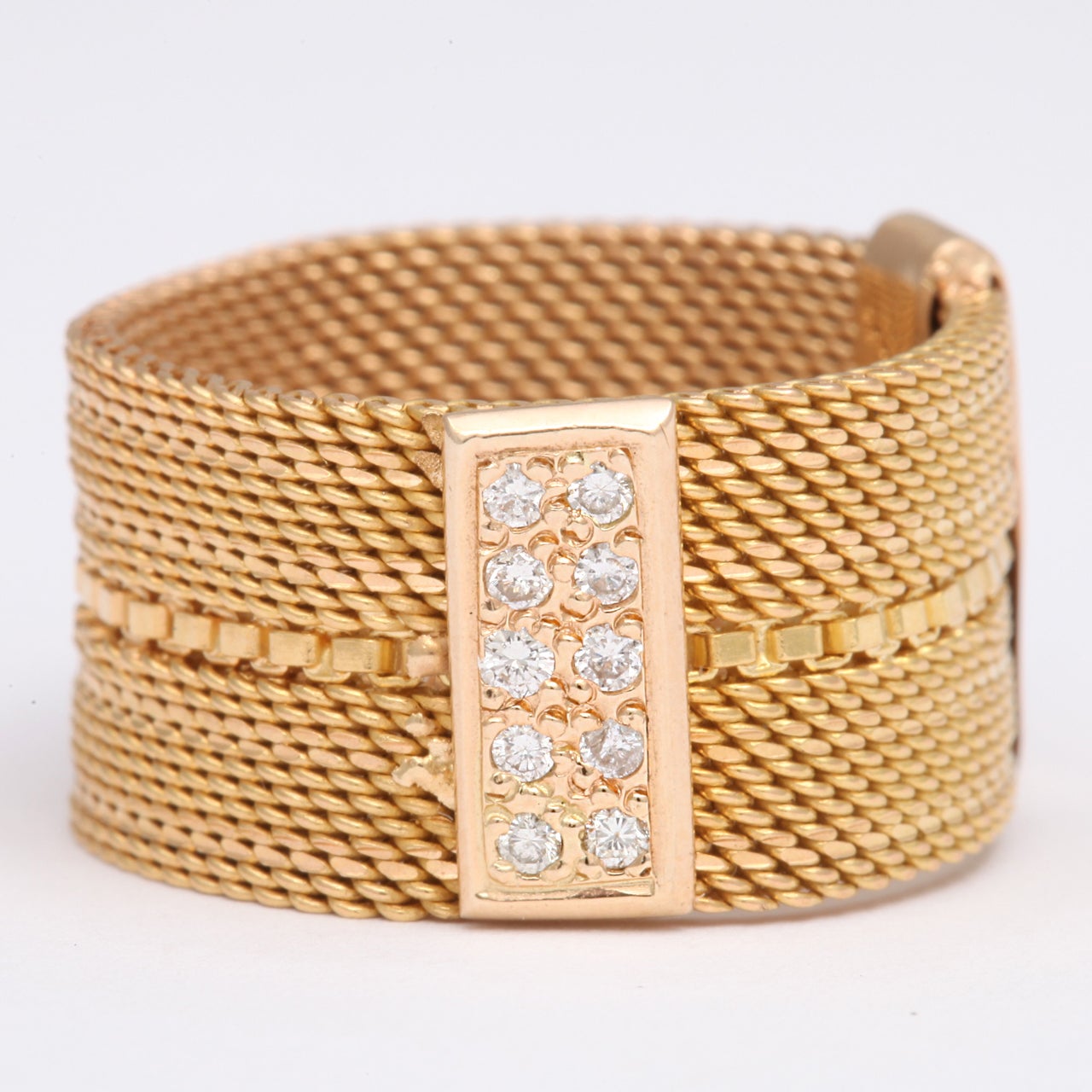 Women's Gold Woven Band For Sale