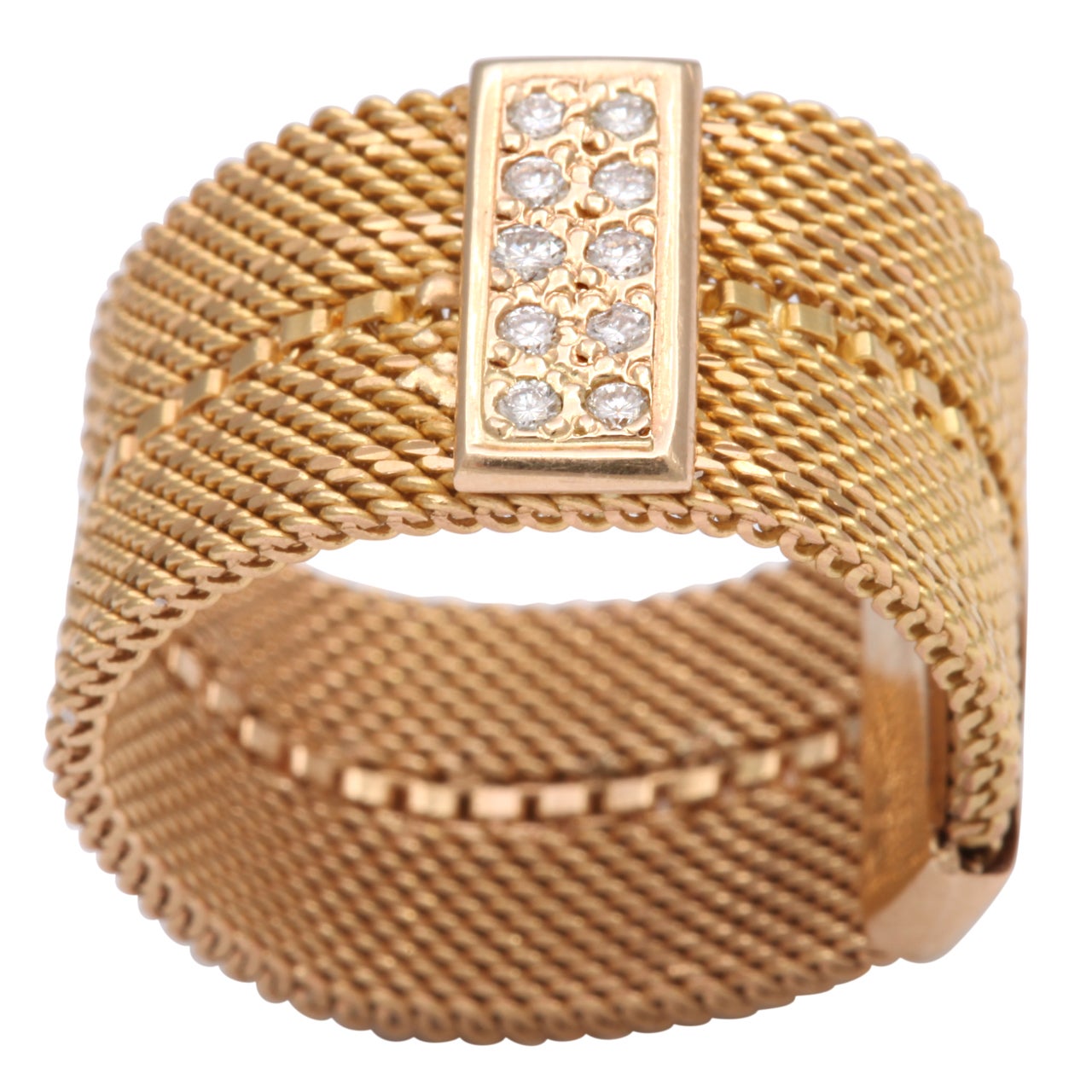 Gold Woven Band For Sale